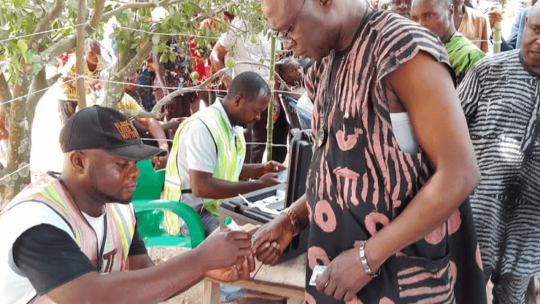 Fr. Alia Casts Vote in the 2023 Presidential Election