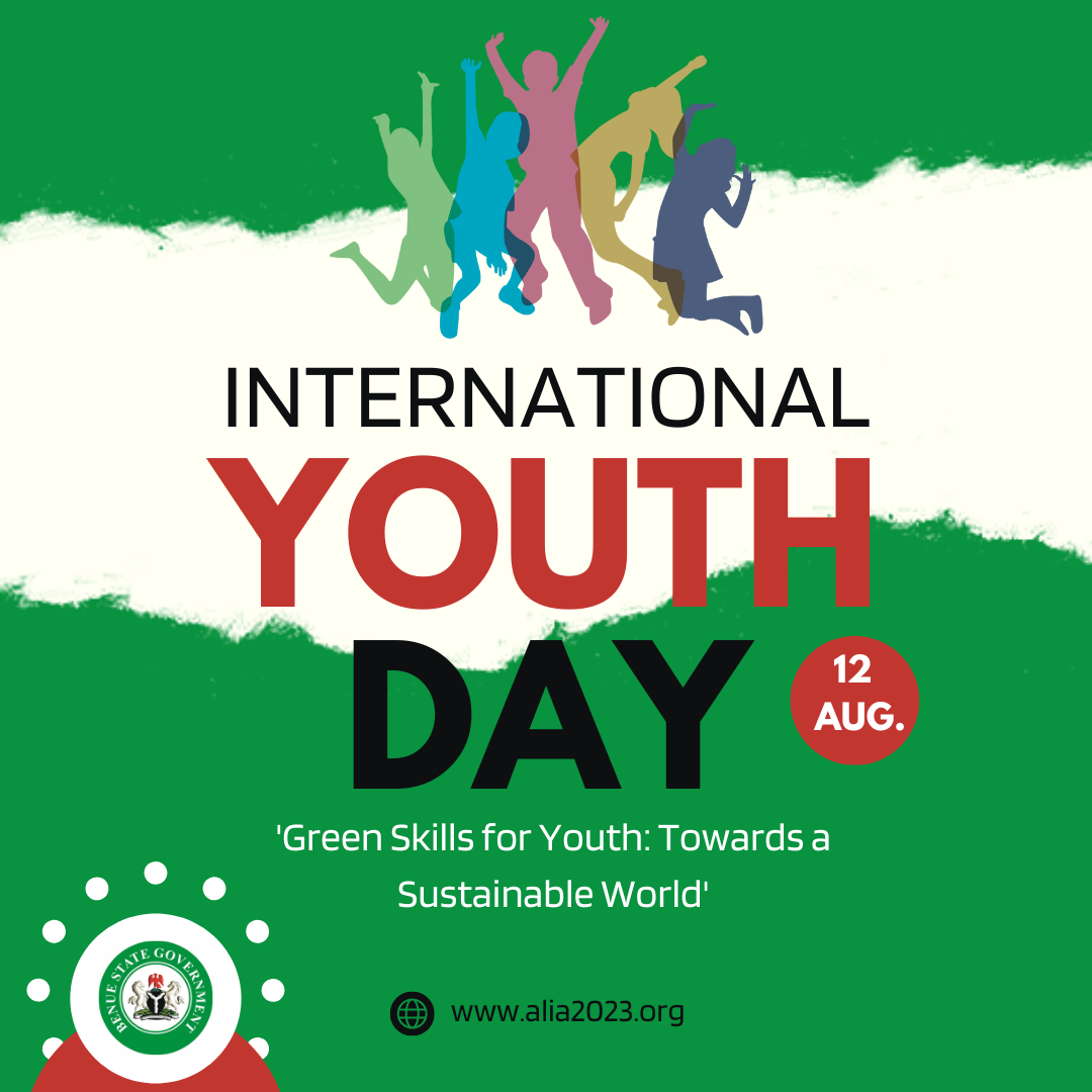 Governor Alia Celebrates Benue Youths on International Youth Day!